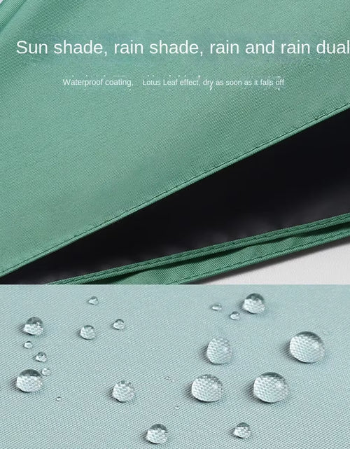 Load image into Gallery viewer, Capsule Umbrella Portable Mini Sunshade Sunscreen Rain Umbrella Black Rubber Alloy Handle Foldable Sun Rain Dual Use
