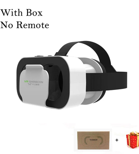 VR Glasses 3D Virtual Reality Headset Devices Helmet Lenses Goggles Smart for Smartphones Phone Cell Mobile Game Viar Viewer Set