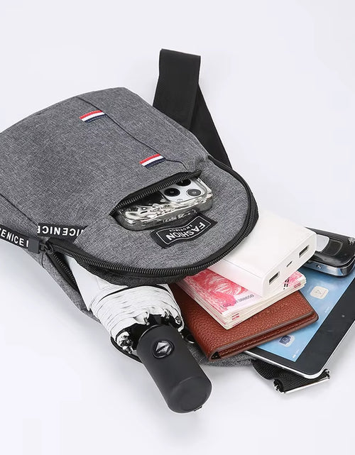 Load image into Gallery viewer, Men'S Waterproof Large Capacity Fanny Pack, Adjustable Strap for Outdoor Activities, Travel Running, Hiking, and Cycling
